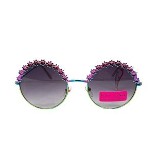 Betsey Johnson Flower Child Sunglasses, Multi Color